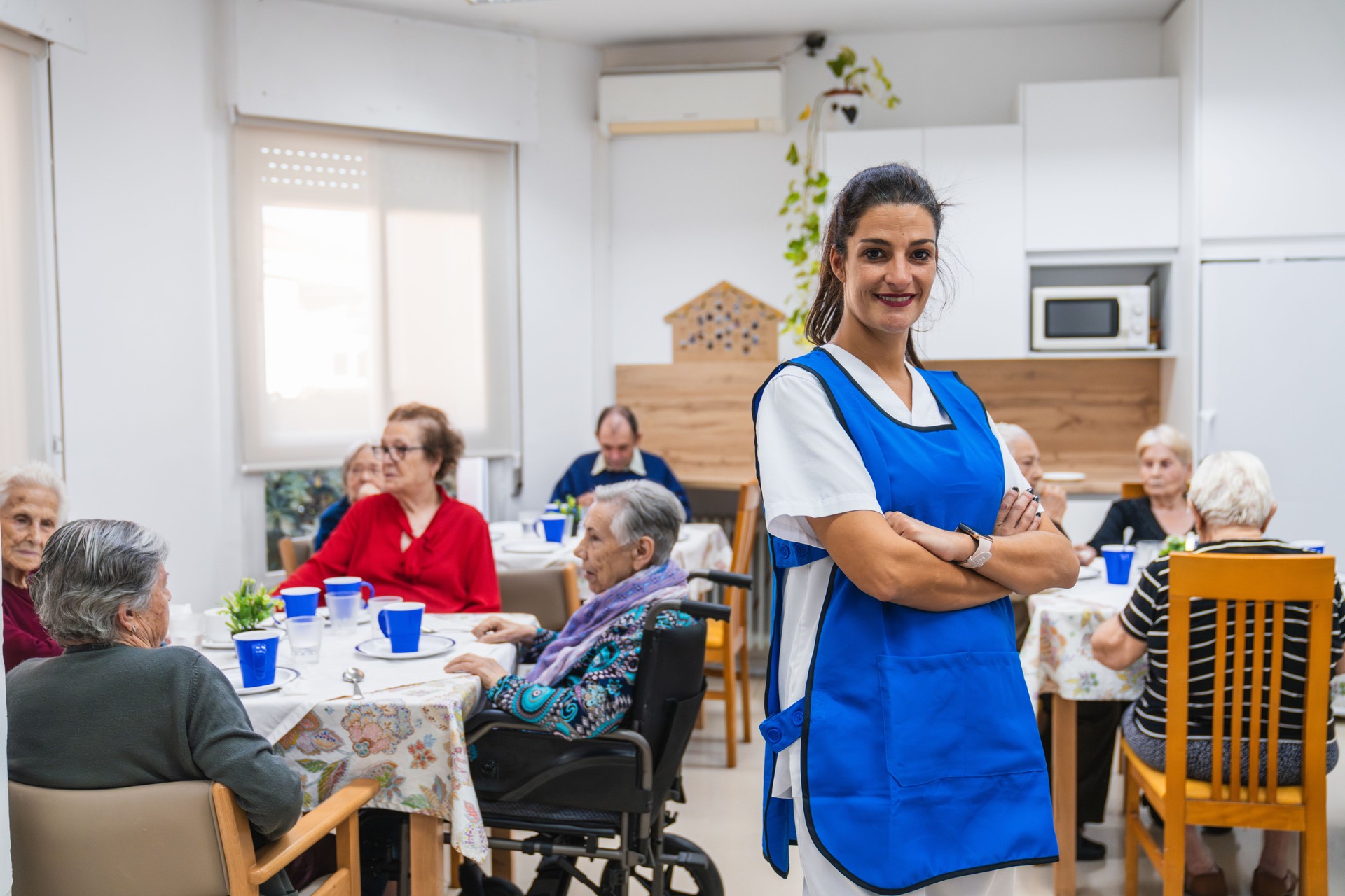 Caring for seniors in a nursing home environment